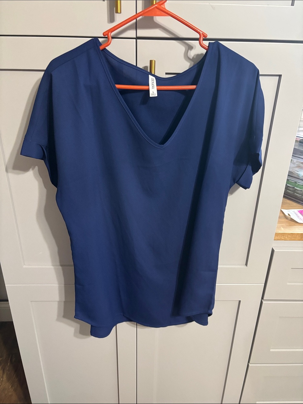 Zenana Navy Blue Blouse